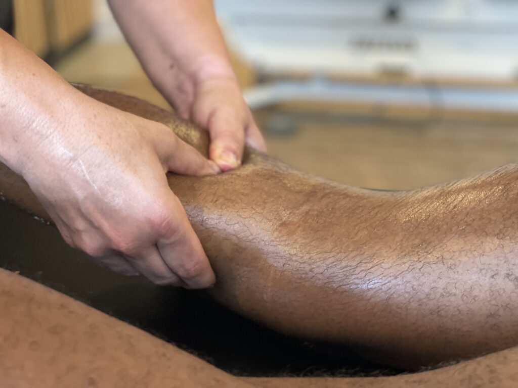 manual tissue work for muscle tension