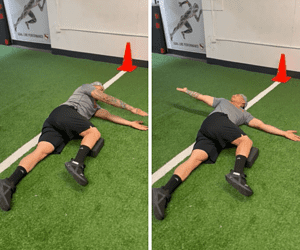 side lying thoracic rotation mobilization