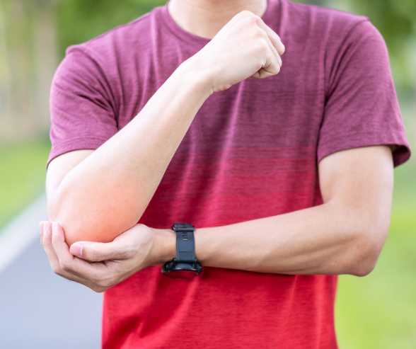 Get rid of elbow pain like golfers elbow and tennis elbow