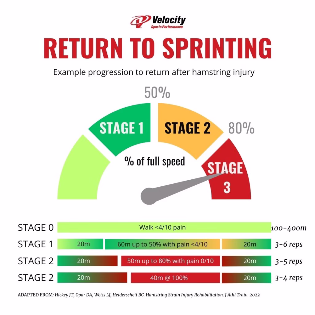 Guidelines for Sprinting After a Hamstring Injury